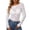 #14-White, variant on Womens Lace Floral Mesh Tops Long Sleeve See Through Blouse Round Neck Layering Top Shirts Black XL