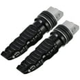 thumbnail image 3 of Yuanmiaoke 2pcs Motorcycle Rear Passenger Pegs Pedal Aluminum Alloy Bike Footrest for Cycling Accessories Black, 3 of 10