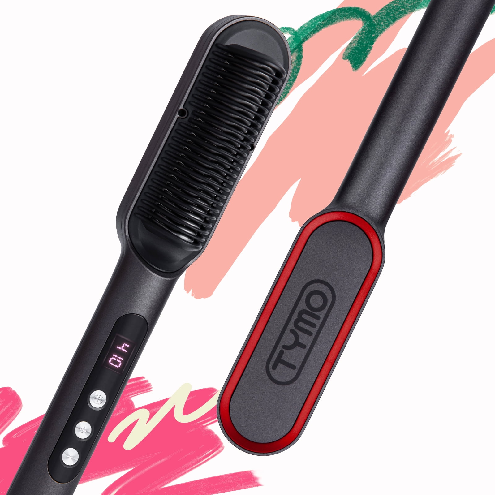 Buy TYMO RING PLUS Ionic Hair Straightener Comb - Hair Straightening Brush  & Iron with 9 Temperature Settings & LED Screen, Professional Hair Tools  for Styling Online at Lowest Price in Ubuy