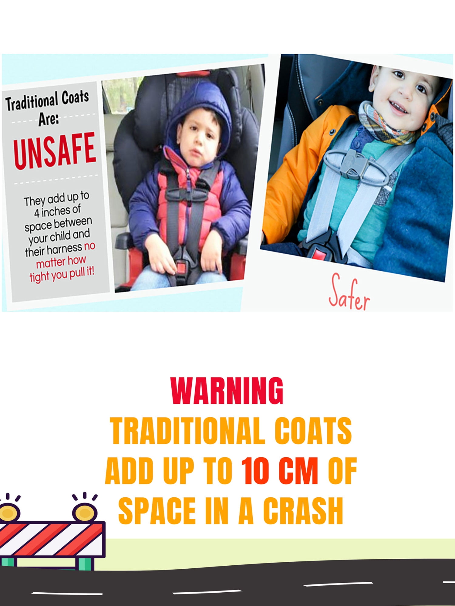 Infant Car Seat Winter Coat