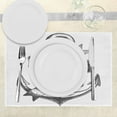 thumbnail image 3 of Ambesonne Anchor Place Mats Set of 4, Tattoo Style Old, Standard Size, Charcoal Grey White, 3 of 6