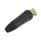 thumbnail image 3 of TIG Soldadura Cable Panel Conector Zócalo Rápido Montaje DKJ 35-50, Negro, 2uds, 3 of 4