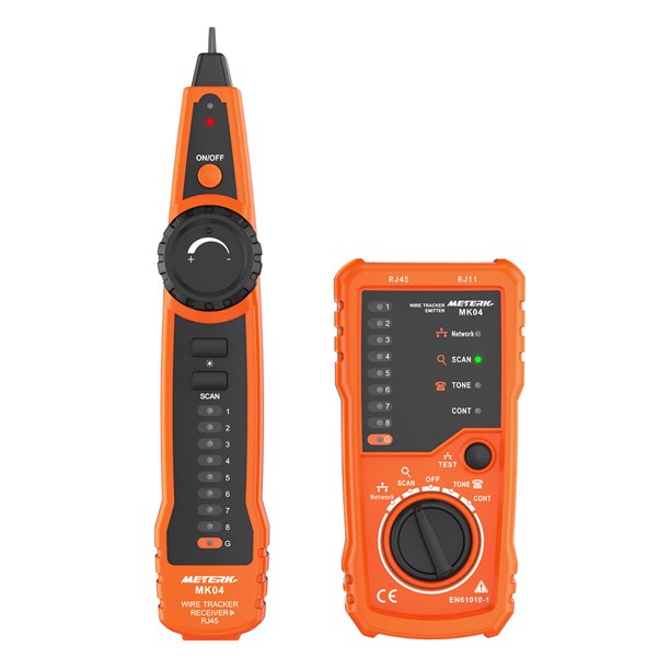 Meterk Multifunctional RJ11 RJ45 Cable Tester Handheld Line Finder