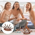 thumbnail image 6 of 1Set Evil Eye Ring Holder Wooden Ring Display Finger Ring Stand Cute Jewelry Display Holder Finger Showcase Display Stands Engagement Wedding, 6 of 6