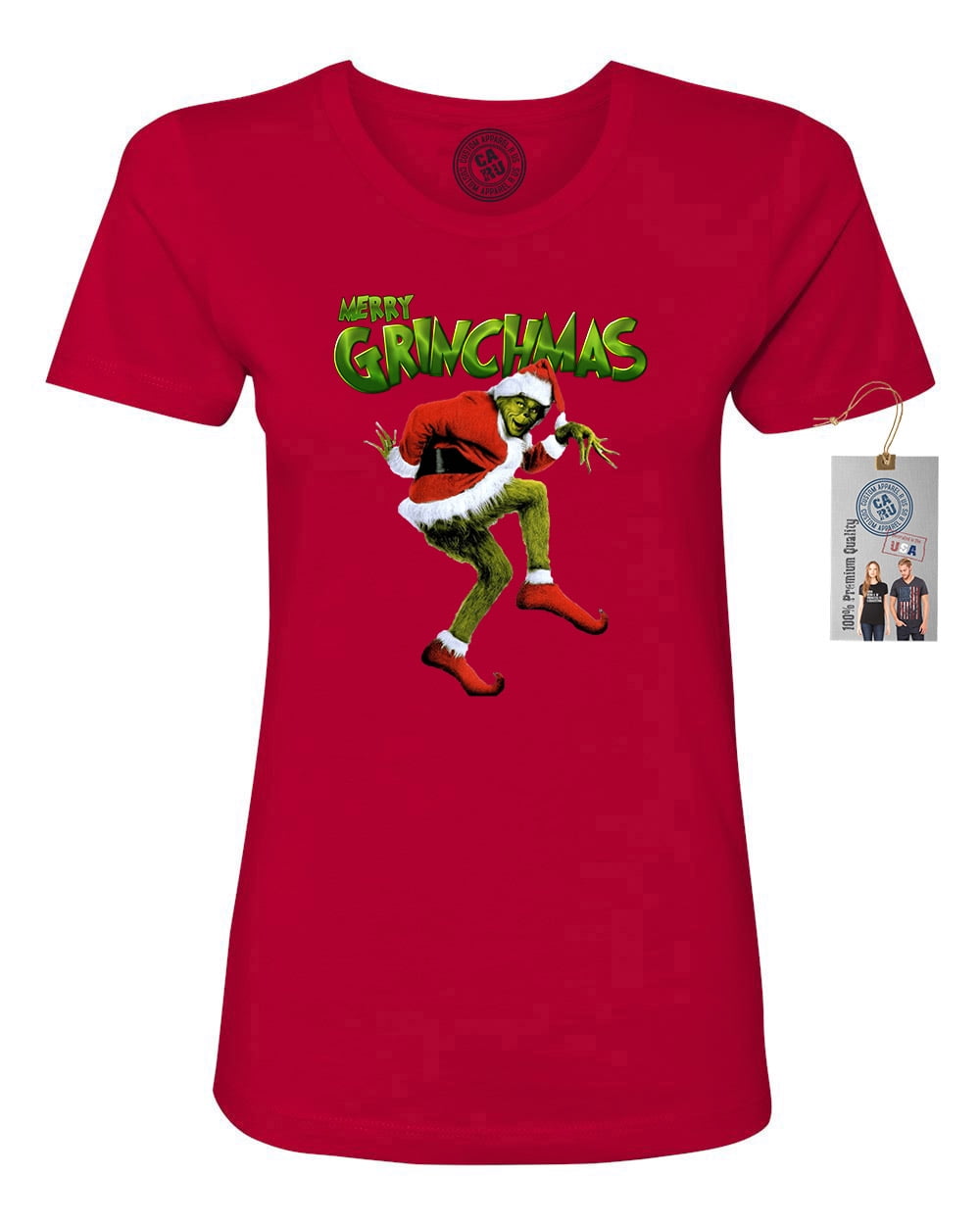 Custom Apparel R Us Merry Grinchmas Grinch Christmas Womens Short