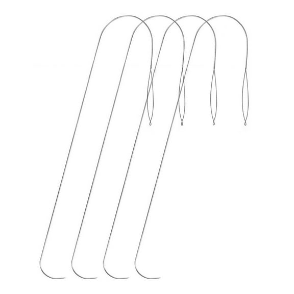 HEMLBOYW 15.5cm Beading Needle Bead Needle Big Eye Beading Needle Set for Beads Jewellery Making Embroidery Needle 4PCS