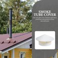 thumbnail image 3 of FUTUREORYY PVC Rain Cap for Roof Vent Simple Structure Protect Chimney in Rainproof 1Pcs, 3 of 8