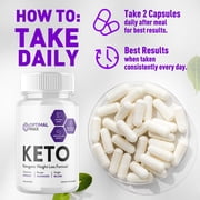 Optimal Max Keto - Ketogenic Weight Loss Formula - Energy & Focus Boosting Dietary Supplements for Weight Management & Metabolism - Advanced Fat Burn Ketones Pills - 60 Capsules (1 Pack)