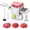 White, variant on MusPluto Fresh Meat Slicer Manual, Manual Meat Slicer Stainless Steel Fresh Meat Cutter with 17 Blades, Adjustable 2mm & 4mm, Gray (Not for Frozen/Deli Meat)