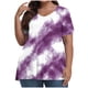thumbnail image 1 of Tamaño Más Manga Corta Tops para las Mujeres, Casual V-Cuello Camiseta de la Blusa Sólida para el Verano, el Uso Diario Y Casual, 1 of 5