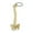 Light Yellow, variant on Skeleton Keychain Spine Model Anatomy Novelty PVC Material Graduation Bag Charm for Students