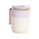 thumbnail image 1 of Taza de café con agitador automático, accesorio para batidora eléctrica, elegante taza con agitador automático para té, chocolate y otras bebidas, Blanco púrpura, 1 of 8