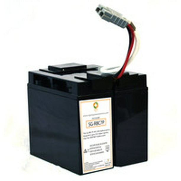 SPS Brand Replacement Battery Cartridge for APC SMT1500, 24V 22Ah RBC7