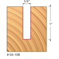 thumbnail image 2 of Freud Embout Droit Double Flûte 1/4 Pouces (04-108)), 2 of 2