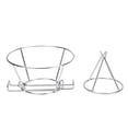 thumbnail image 2 of Rack Deep Fryer Oil Filter Stand 9.3 Inch 304 Stainless Steel Fryer Oil Filter Cone Holder Rack with Folding Arm for Kitchens, 2 of 7