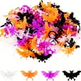thumbnail image 4 of 20pcs Halloween Ring Set - Spooky Bat, Spider & Skull Designs - Perfect For Parties & Gifts, Durable Plastic, Mixed Colors Halloween Decorations Halloween Decor, 4 of 5