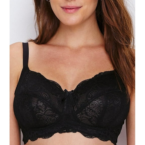 PANACHE Black Andorra Non Wire Bra, US 40F, UK 40E, NWOT