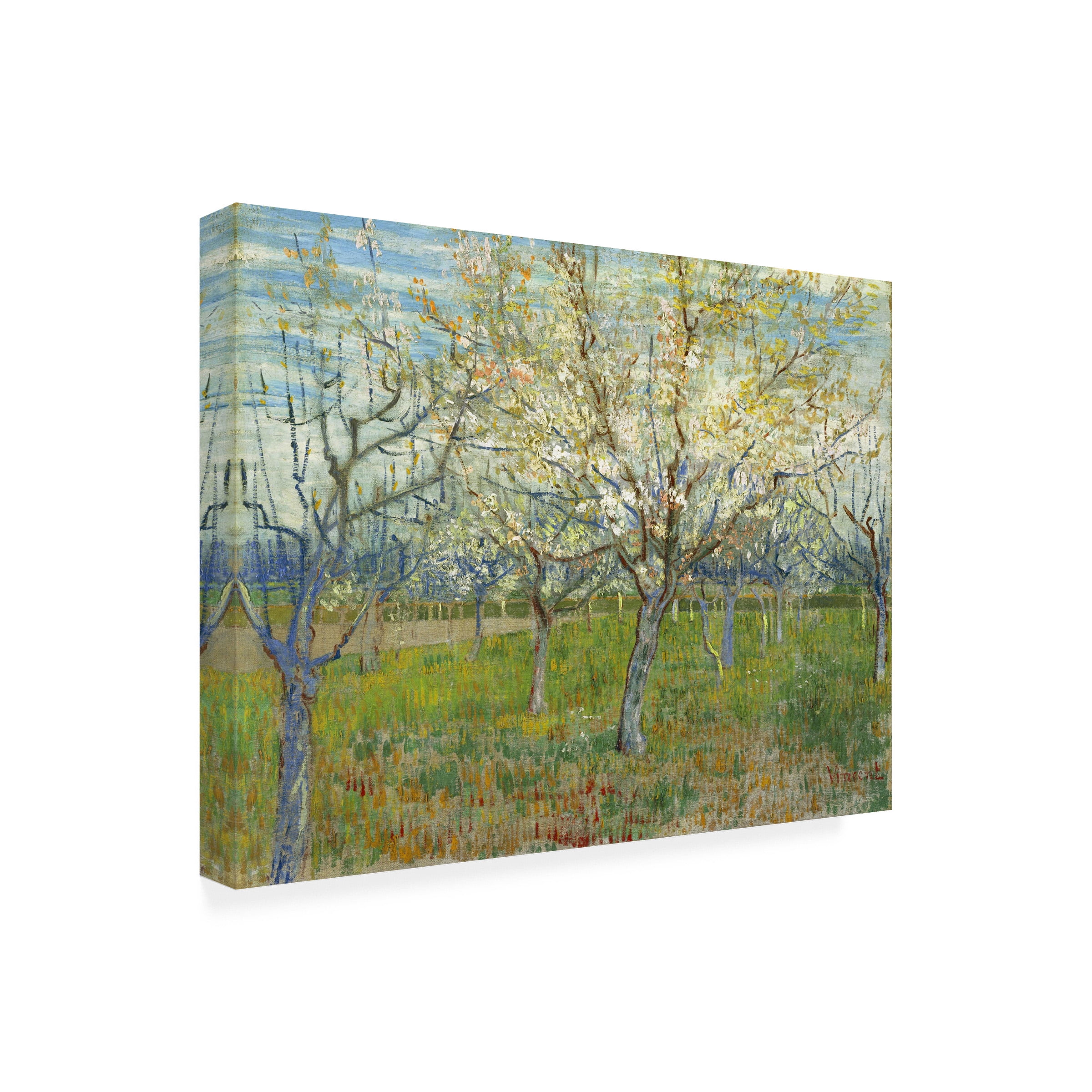 Van Gogh 'The Pink Orchard' Canvas Art