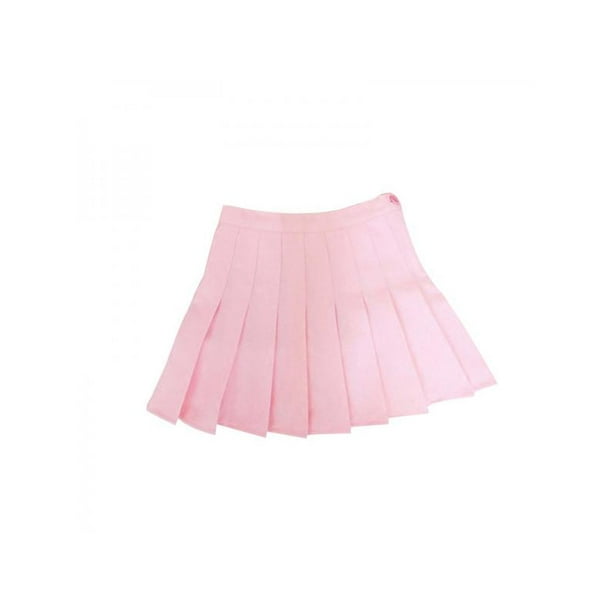 Women High Waist Plain Pleated Skirts Tennis Skort,A-line Uniforms ...