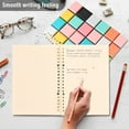 thumbnail image 4 of FORMRS 1-Subject Spiral Notebook 8" x 5" College Ruled 60 Refillable Sheet A5 Hard Cover, 2 Pack, Colorful Checkered Pattern, 4 of 7
