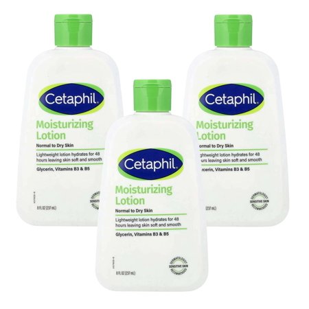 Cetaphil Moisturizing Lotion 8oz Dry To Normal Skin (Pack of 3)