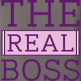 thumbnail image 3 of CafePress - The Real Boss Womens Comfort Colorsâ® Shirt - Womens Comfort Colors® Shirt, 3 of 4