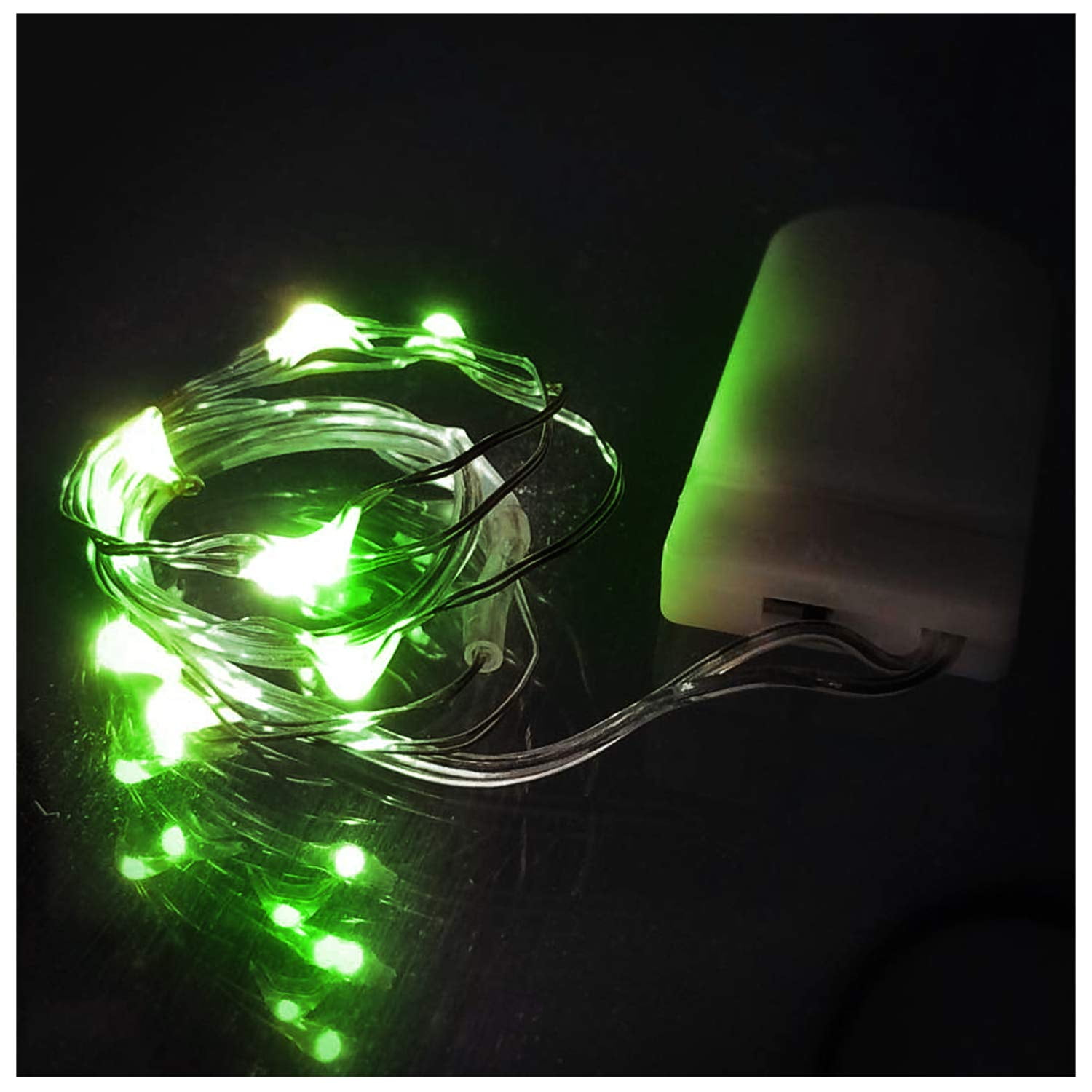Lumistick 39 Inch Copper Wire Fairy Lights Green