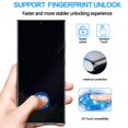thumbnail image 2 of Ywxtw [2 Pack] Support Fingerprint Unlock Screen Protector For Samsung Galaxy Note 20 Ultra Anti-Spy 9H Hardness Tempered Glass Film Anti-Scratch Bubble Free Case Friendly, 2 of 4