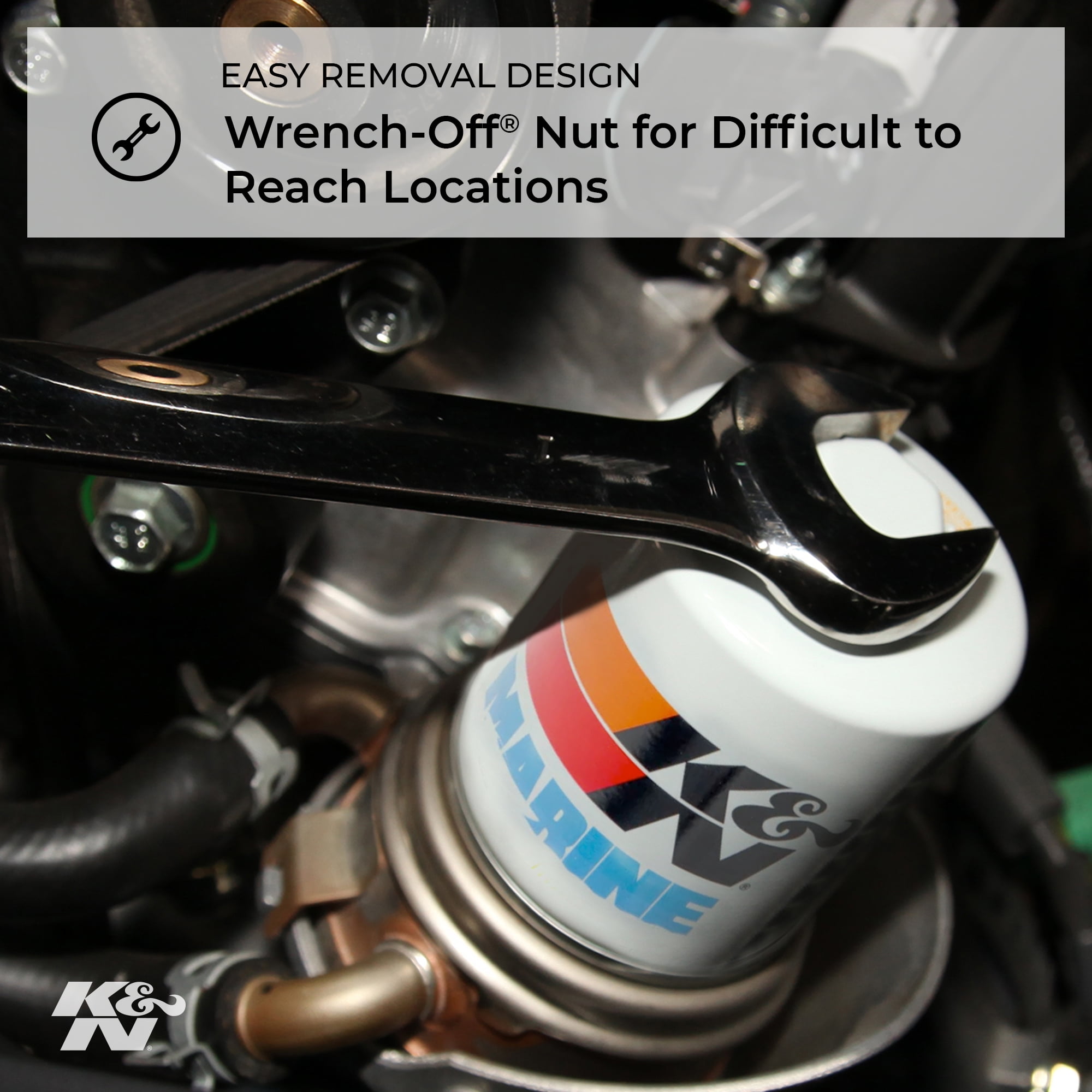 K&N Marine Oil Filter: High Performance, Premium, Designed to Protect Your Engine: Fits Select Mercruiser, Outboard Marine, Volvo Penta, Indmar, Daytona, and Crusader Engines, HM-3003