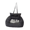 thumbnail image 1 of Asiento elevador para perros, asiento para perros para automóvil, portátil, cómodo, protección para , perrera al aire libre, mascotas, asiento Negro, 1 of 8