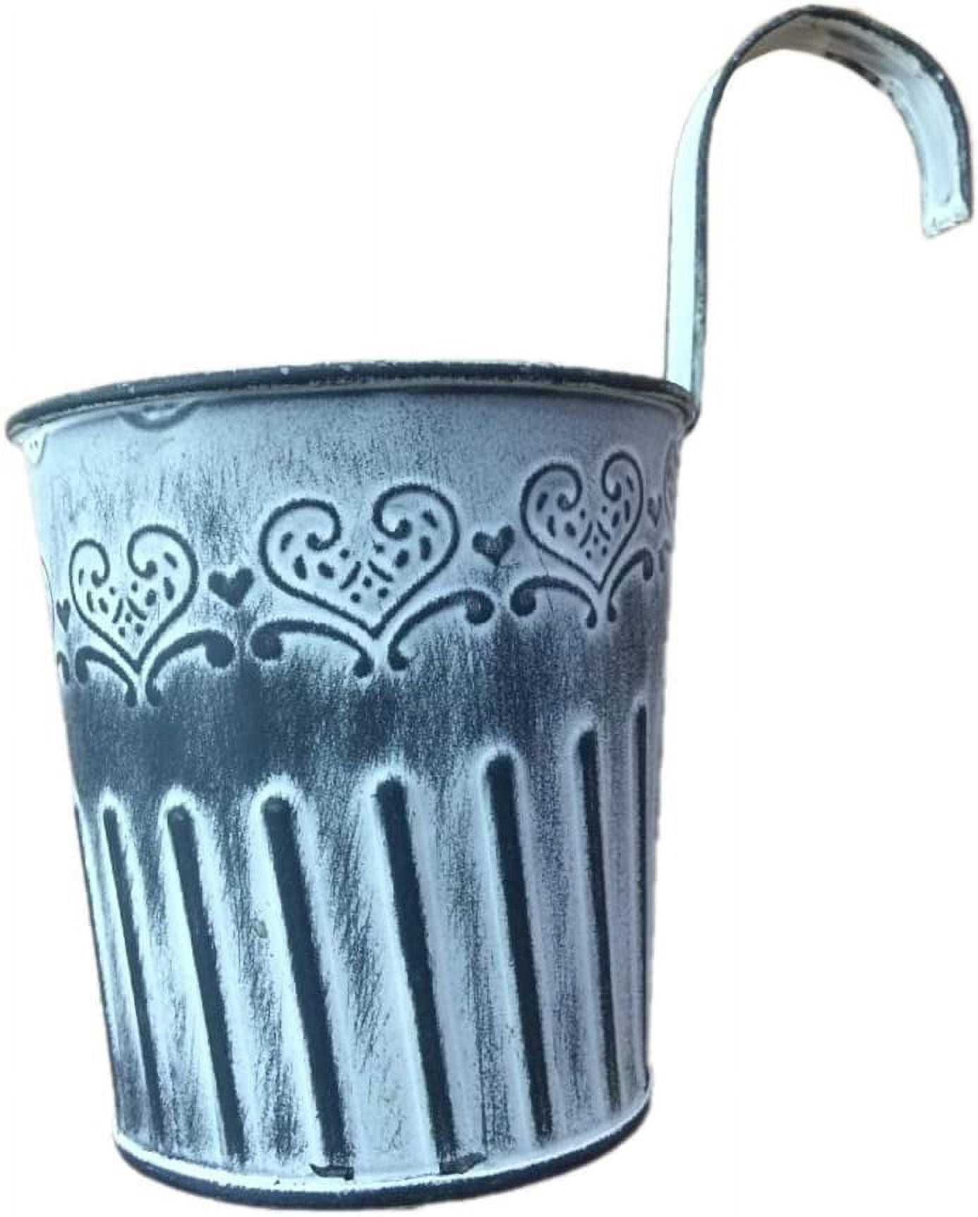 Hanging Flower Pots Hanging Pot Plant Pot Planter with Hooks Flower Pot Vase Balcony Garden Balcony Home Decoration (1PCS)
