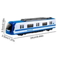 thumbnail image 3 of Simulated Inertial Sound And Light Train With Doors And Horns, High Speed Rail Model, Boys Toy, 3 of 8