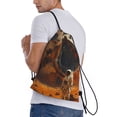 thumbnail image 2 of Bingfone Astronaut Exploring Mars Drawstrings Backpacks Bags for Men Women Gym Drawstrings Bag-Medium, 2 of 8