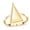 TRIANGLE, variant on LUXORO 10k Gold Ring Rings for Women - Size 6 - Wedding Band Gold Jewelry for Women Engagement Birthday Gifts for Her 1.75 Grams