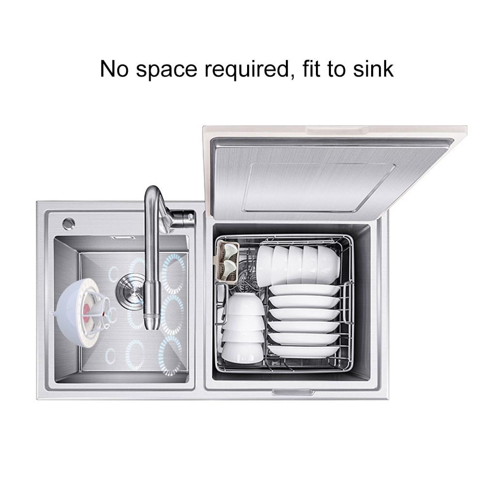 Multifunctional Dishwasher, Dishwasher, Portable Mini For Home Hotel Restaurant Kitchen Blue