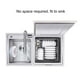TOPINCN Mini Lave-Vaisselle, Multifonctionnel Ménage USB Mini Lave-Vaisselle à Ultrasons Lave-Linge, Lave-Vaisselle Ultrasonique – image 4 sur 8