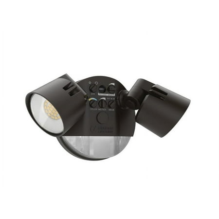 Lithonia Lighting HGX Dark Bronze Motion Activated Outdoor LED Flood Light