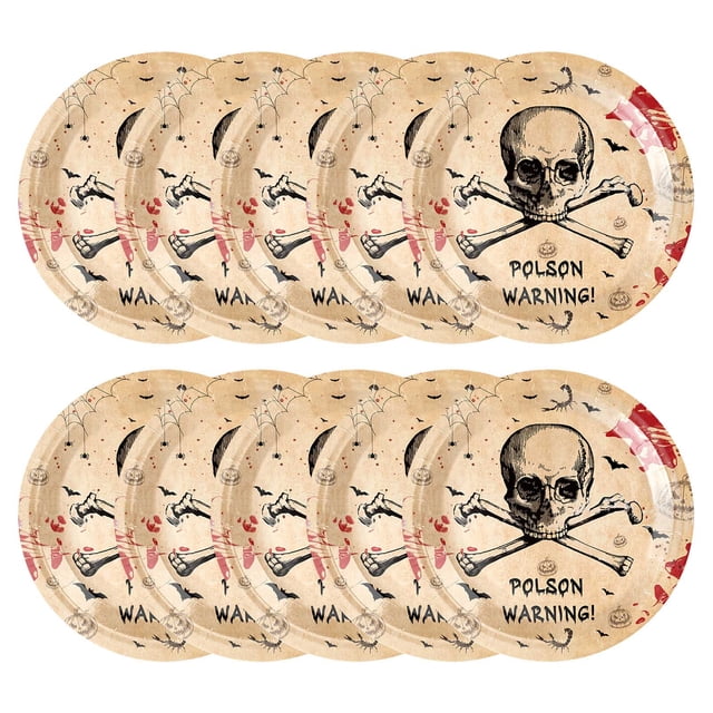 Dvkptbk Disposable Tableware Halloween Party Tableware Hands Ghost Party Decorations Banners Tablecloths Horror Party Supplies Kitchen Essentials