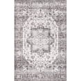 thumbnail image 4 of nuLOOM Ari Faded SplashGuard Machine Washable Area Rug, 5' x 8', Ari Grey, 4 of 6