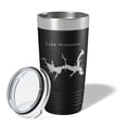 thumbnail image 2 of Lake Manassas Map Tumbler Travel Mug Insulated Laser Engraved Coffee Cup Virginia 20 oz Black, 2 of 5