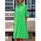 thumbnail image 5 of Vestido Zhyaj Boho Style Maxi Green 2025 Primavera/Verano para mujer, 5 of 6