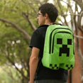 thumbnail image 3 of Minecraft Backpack Kids Adults Creeper Gamer School Bag Gaming Laptop Rucksack Gift For Gamers, 3 of 5
