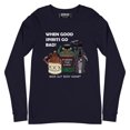 thumbnail image 1 of When Good Spirits Go Bad Unisex Long Sleeve Tee, 1 of 7