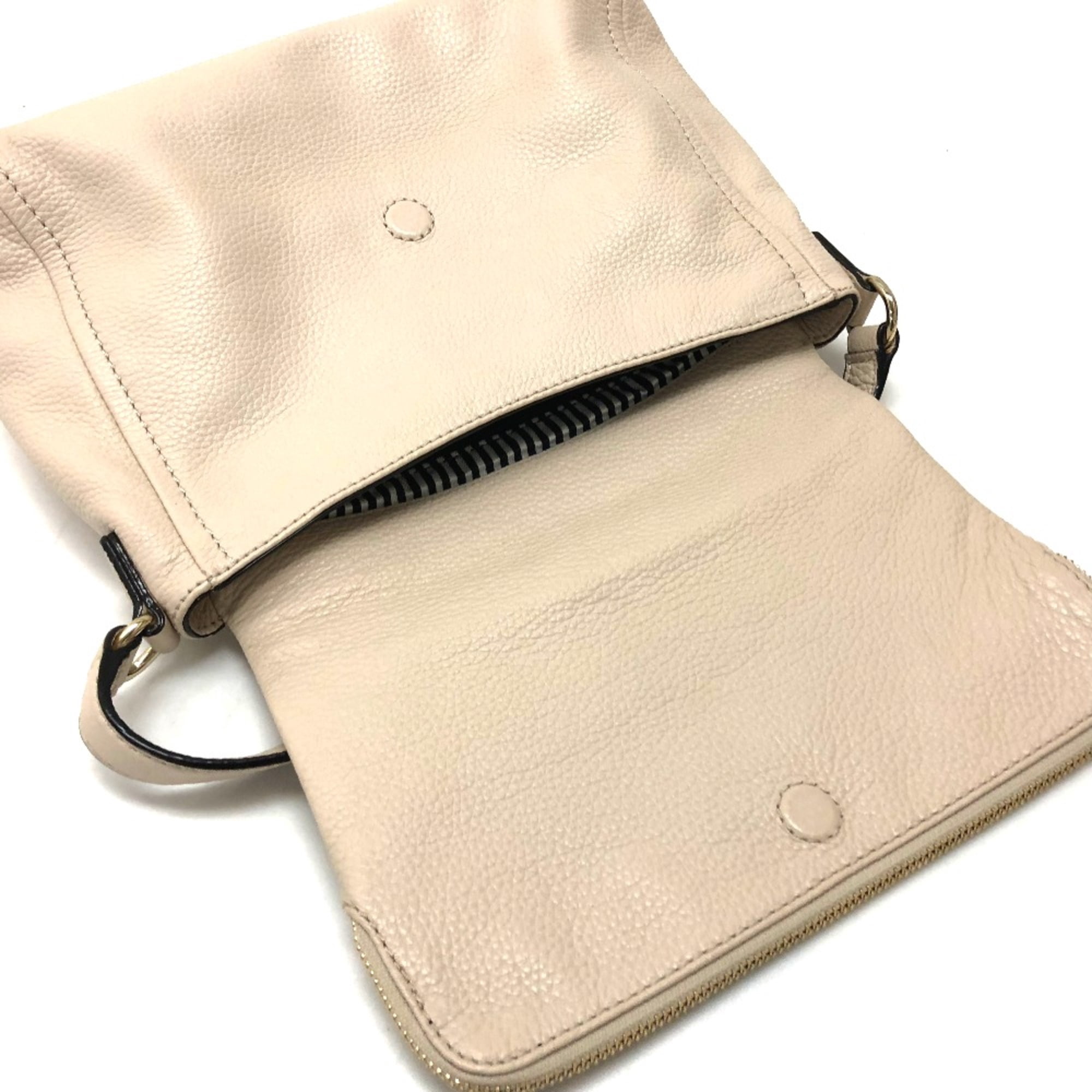 Pre-Owned Kate Spade PXRU6223 Crossbody Bag 2WAY Hand Bag Shoulder Bag Light Beige (Good)