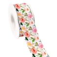 thumbnail image 1 of New Designs 50 Yards Flower Pattern Printed Grosgrain satin Ribbon DIY Hairs Accessories Jiayi, 1 of 7