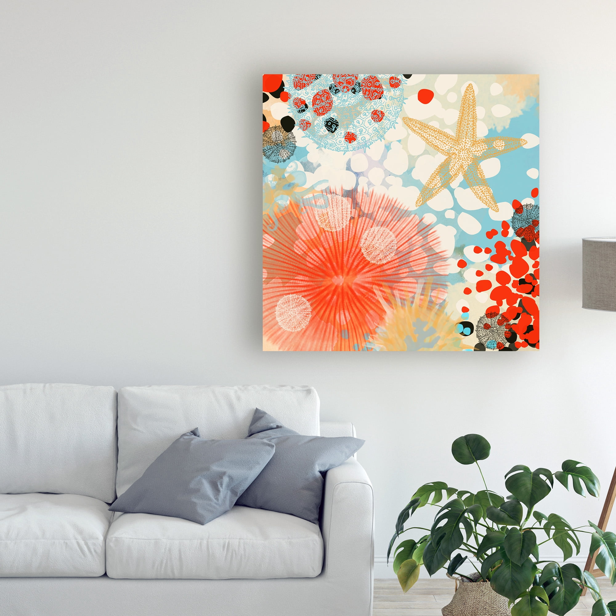 Trademark Fine Art 'Exotic Sea Life II' Canvas Art by Irena Orlov