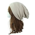 thumbnail image 2 of HOWPAY Slouchy Beanie for Women Stretchy Baggy Windproof Solid Color Winter Knitted Pullover Hats for Cold Weather Soft Cozy Skull Caps, 2 of 7
