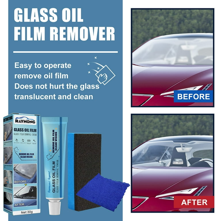 Tissouoy Rayhong Glass Oil Film Removing Paste Car Glass Polishing Glass Oil Film Clean, Size: 3pcs