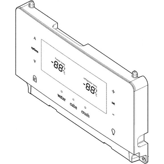 Electrolux Genuine OEM 5304510322 Refrigerator Damper Control Panel Assembly
