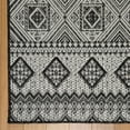 thumbnail image 3 of Savara Talina Indoor/ Outdoor Polypropylene Black Flat Weave Area Rug, 9x13, 3 of 6